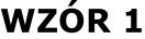 WZÓR 1